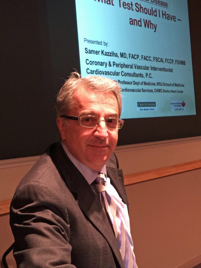 Read more about the article Dr. Kazziha conducting a cardiovascular Disease Seminar at the Chrysler Group.Dr. Kazziha conducting a cardiovascular Disease Seminar at the Chrysler Group.