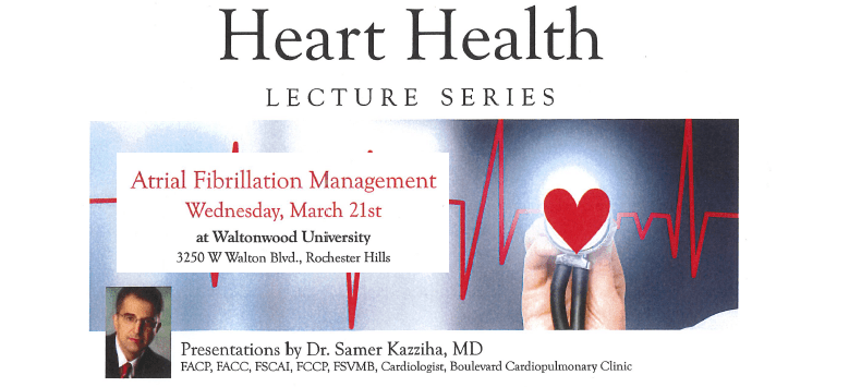 Read more about the article Atrial Fibrillation Management – Heart Health Lecture Series