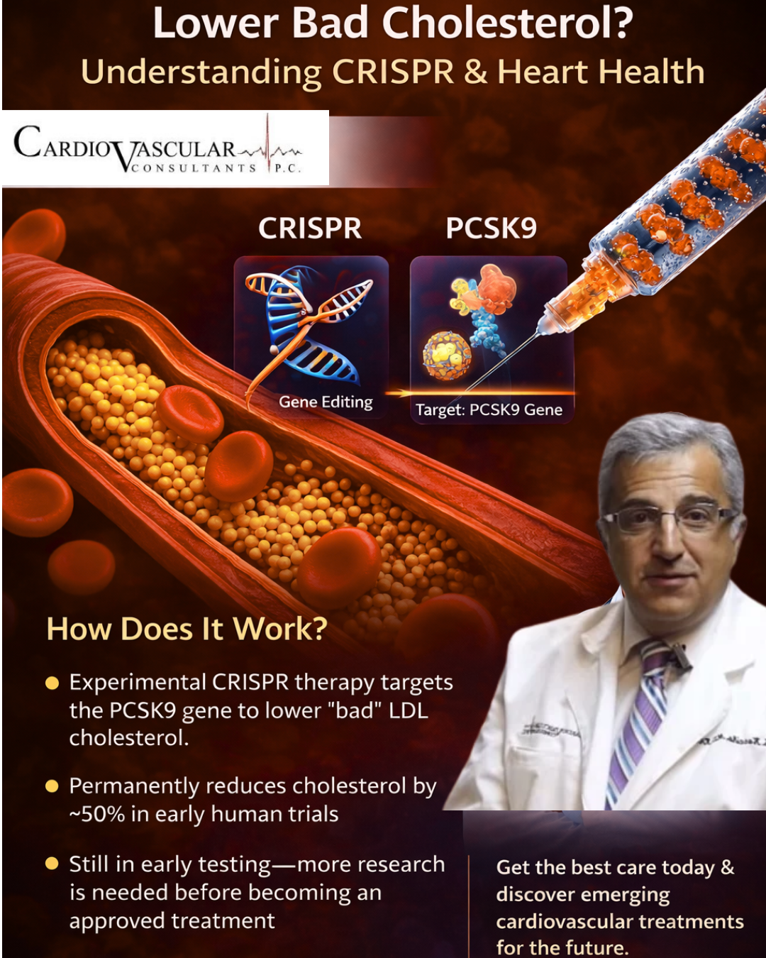 Can One Injection Permanently Lower Bad Cholesterol? Understanding CRISPR and Heart Health